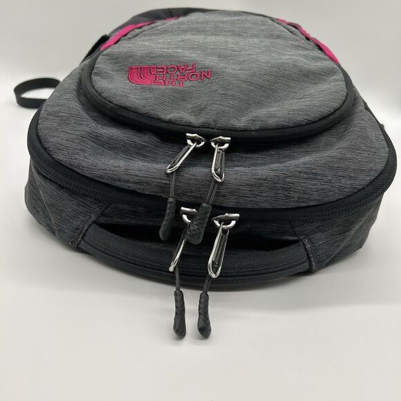 The North Face Padded Laptop Flexvent Vault Backpack Gray/Pink - Picture 6 of 16